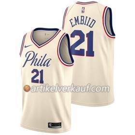 NBA Philadelphia 76ers Trikot Joel Embiid 21 Nike City Edition Swingman - Herren